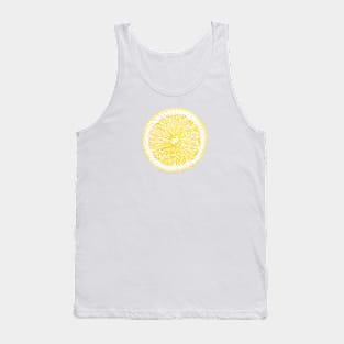 Cool Lemon Print Tank Top